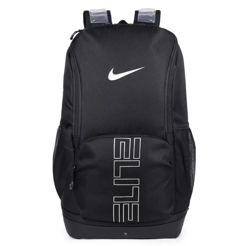 Varsity Elite Backpack Black and Metallic Silver HM9965-010 32L Black White by Nike