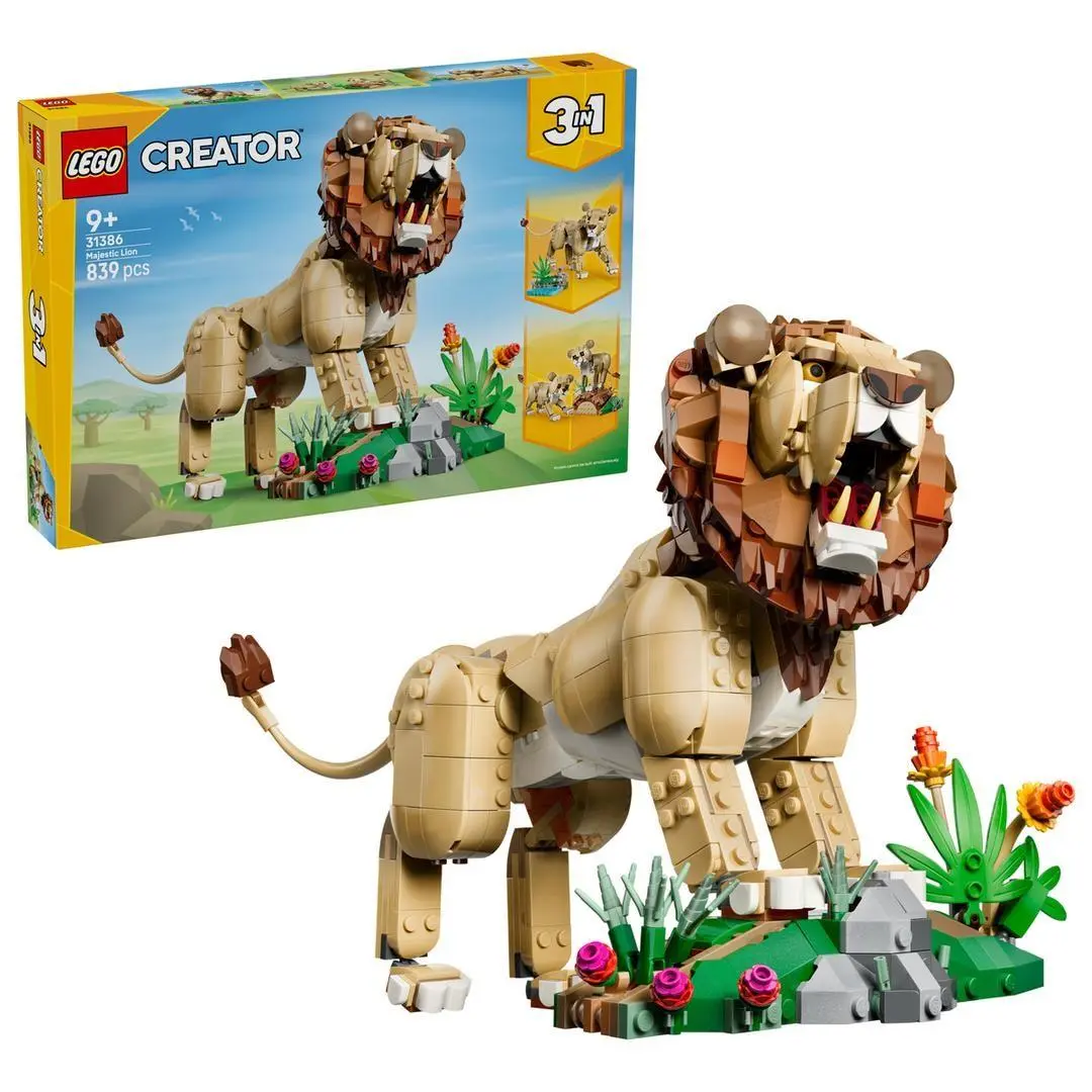 Lego 31386 Wild Animals Majestic Lion - Creator 3 in 1 2026