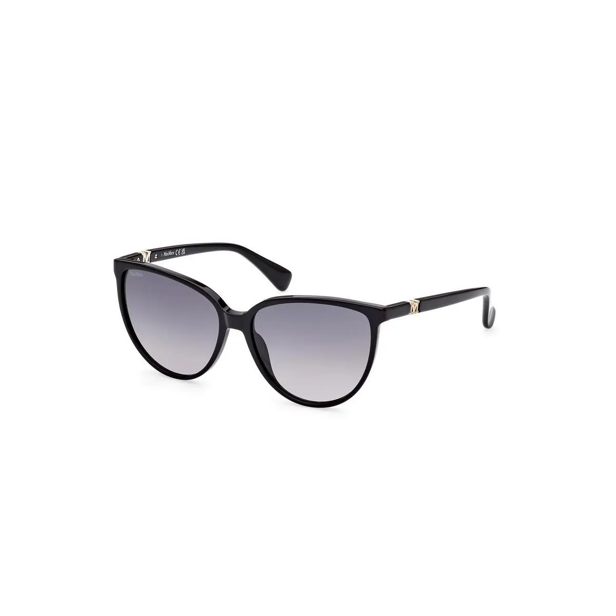 MM0045-01B-58 Sunglasses Size 58mm 140mm 15mm Black 889214332608 by Max Mara