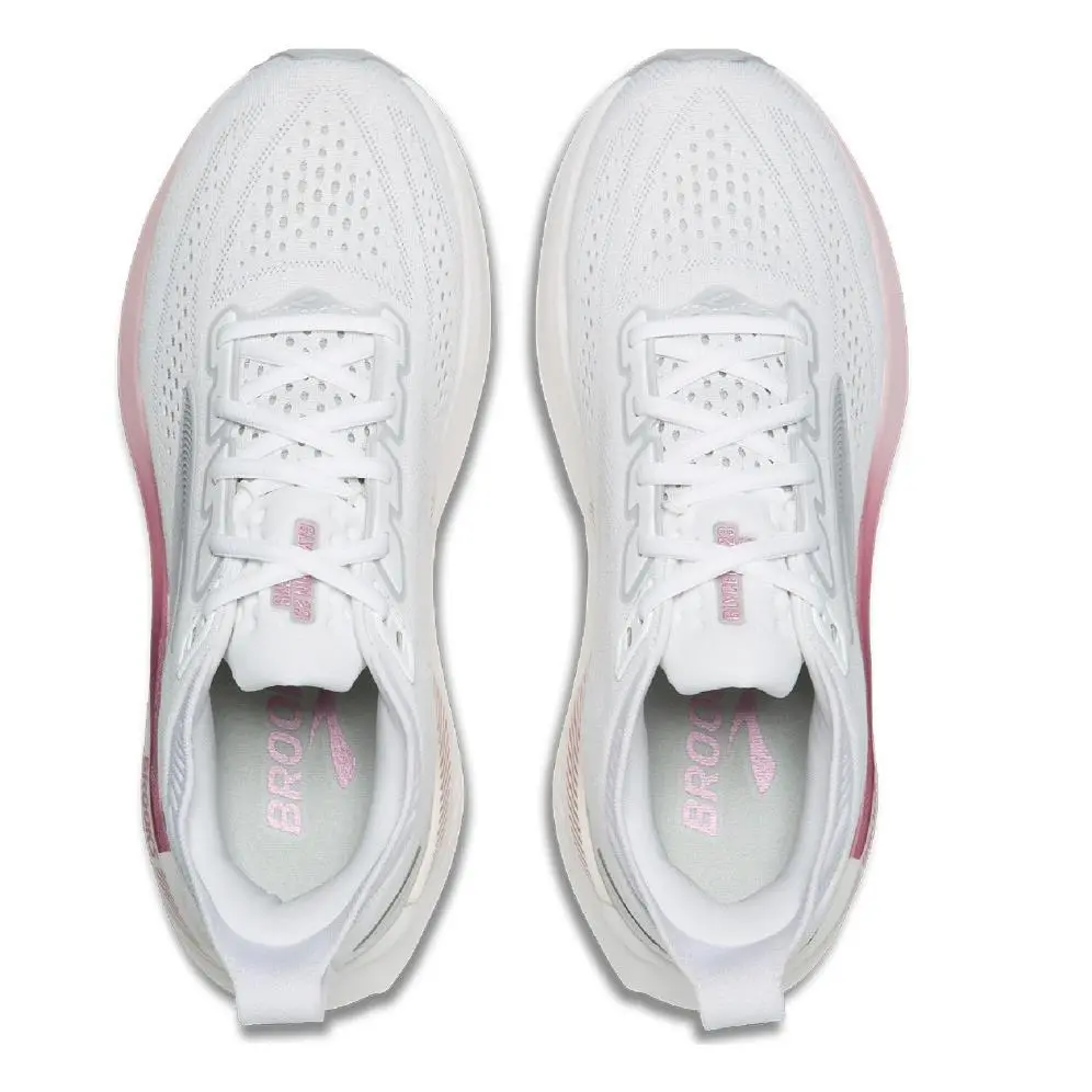 Brooks shoes - Brooks Glycerin - Glycerin - White/Harbor Mist/Metallic 3
