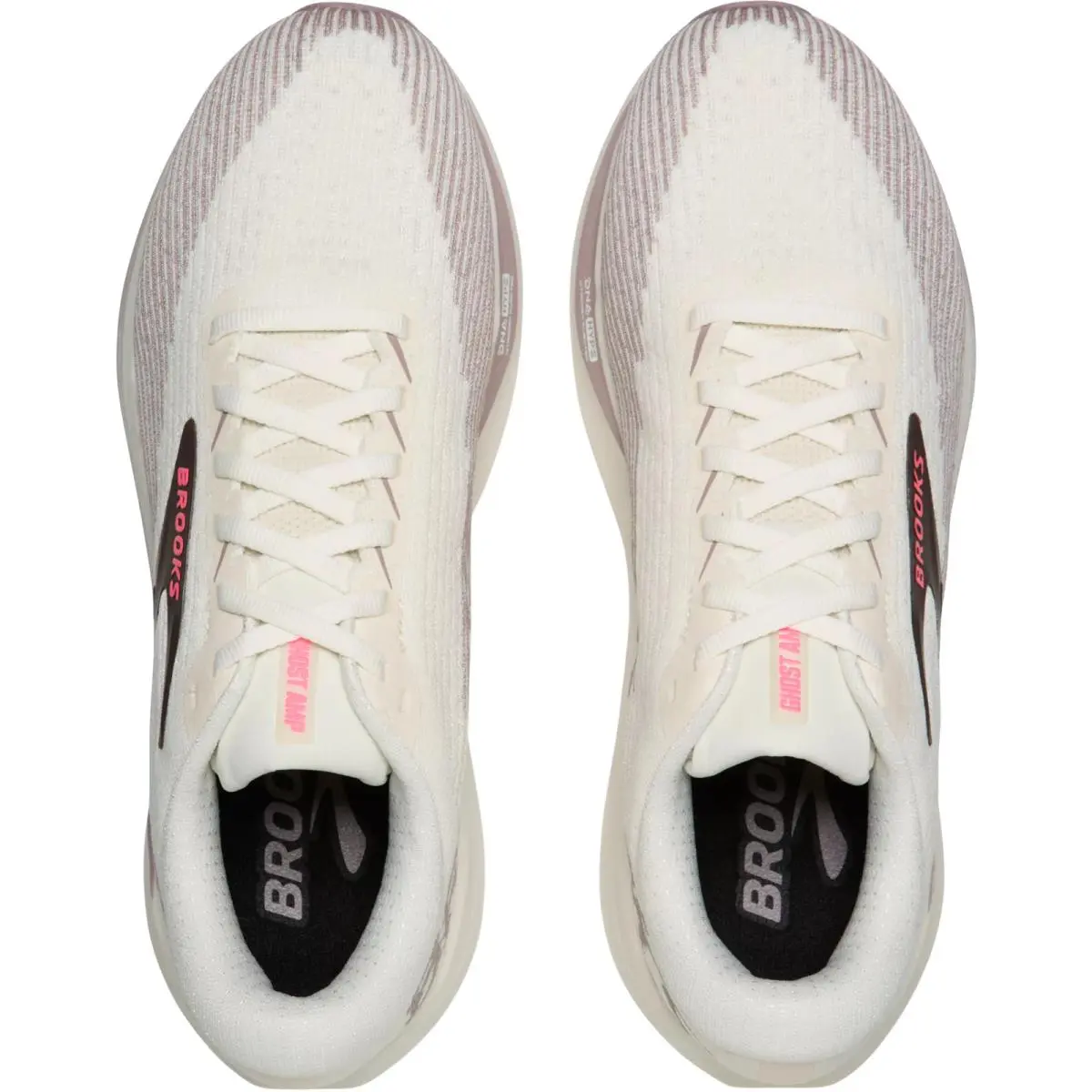 Brooks shoes - Brooks Ghost Amp - Ghost Amp - Arctic Wolf/Dove/Pink 2