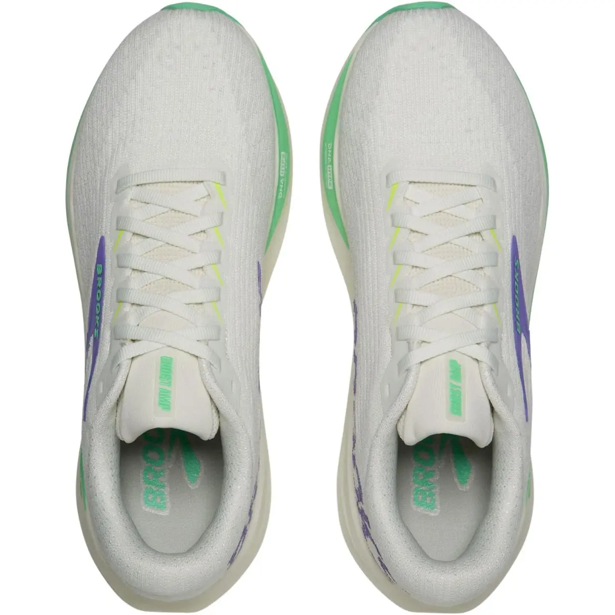 Brooks shoes - Brooks Ghost Amp - Ghost Amp - Arctic Wolf/Dove/Pink 12