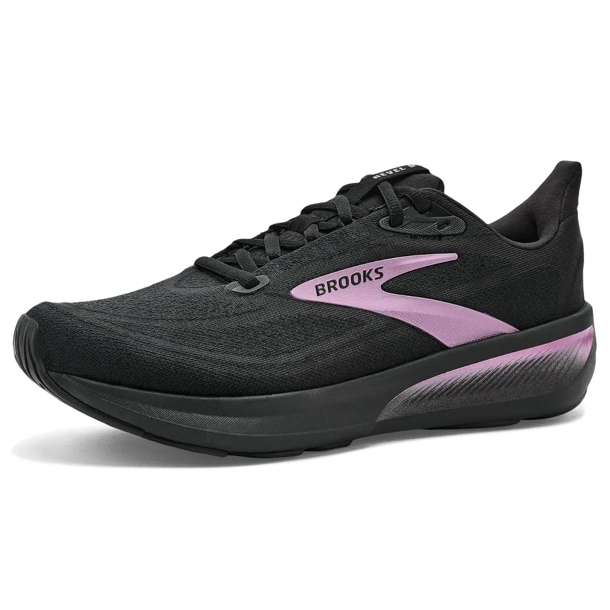 Brooks shoes - Black/Black/Rose Gold 6