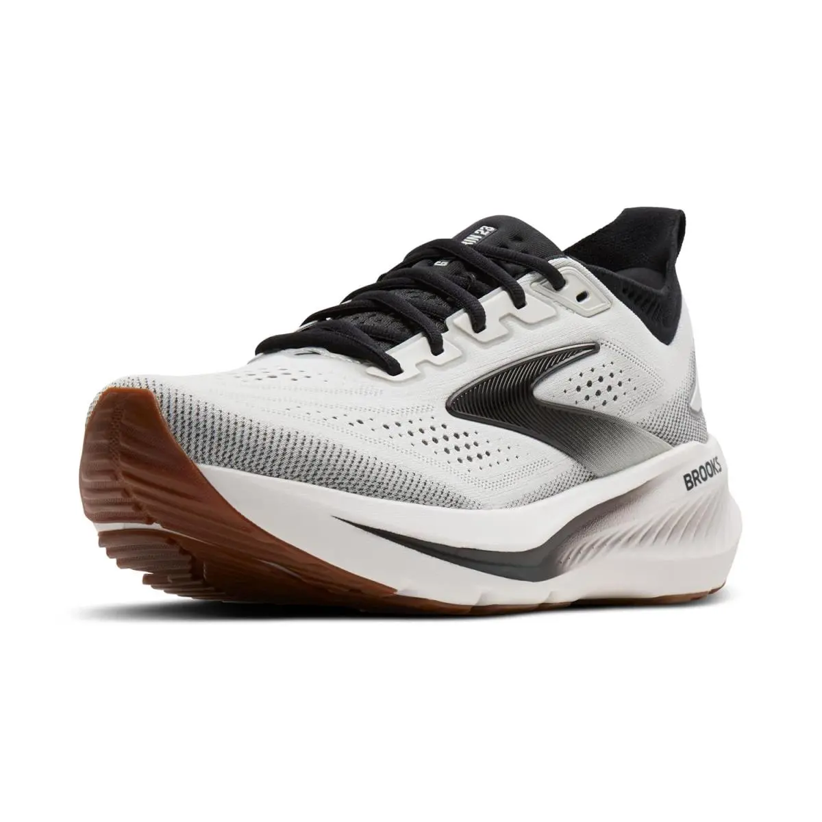 Brooks shoes - White/Black/Gum 6