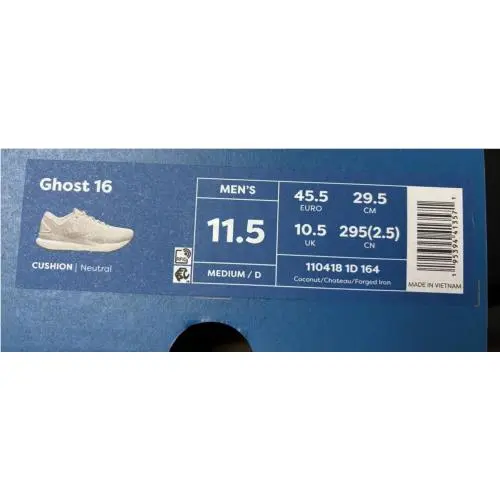 Brooks shoes - Brooks Ghost 16 - Ghost - 1104181D125 - White 4