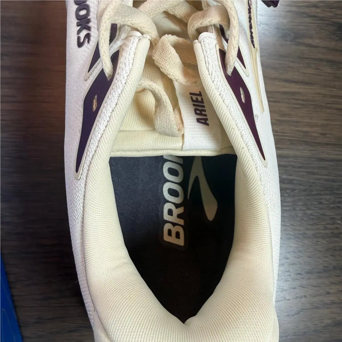 Brooks shoes - Ariel GTS 26 - Ariel GTS - 120444 1D 288 - Coconut Sand / Potent Purple (UPC: 195394754605) 13