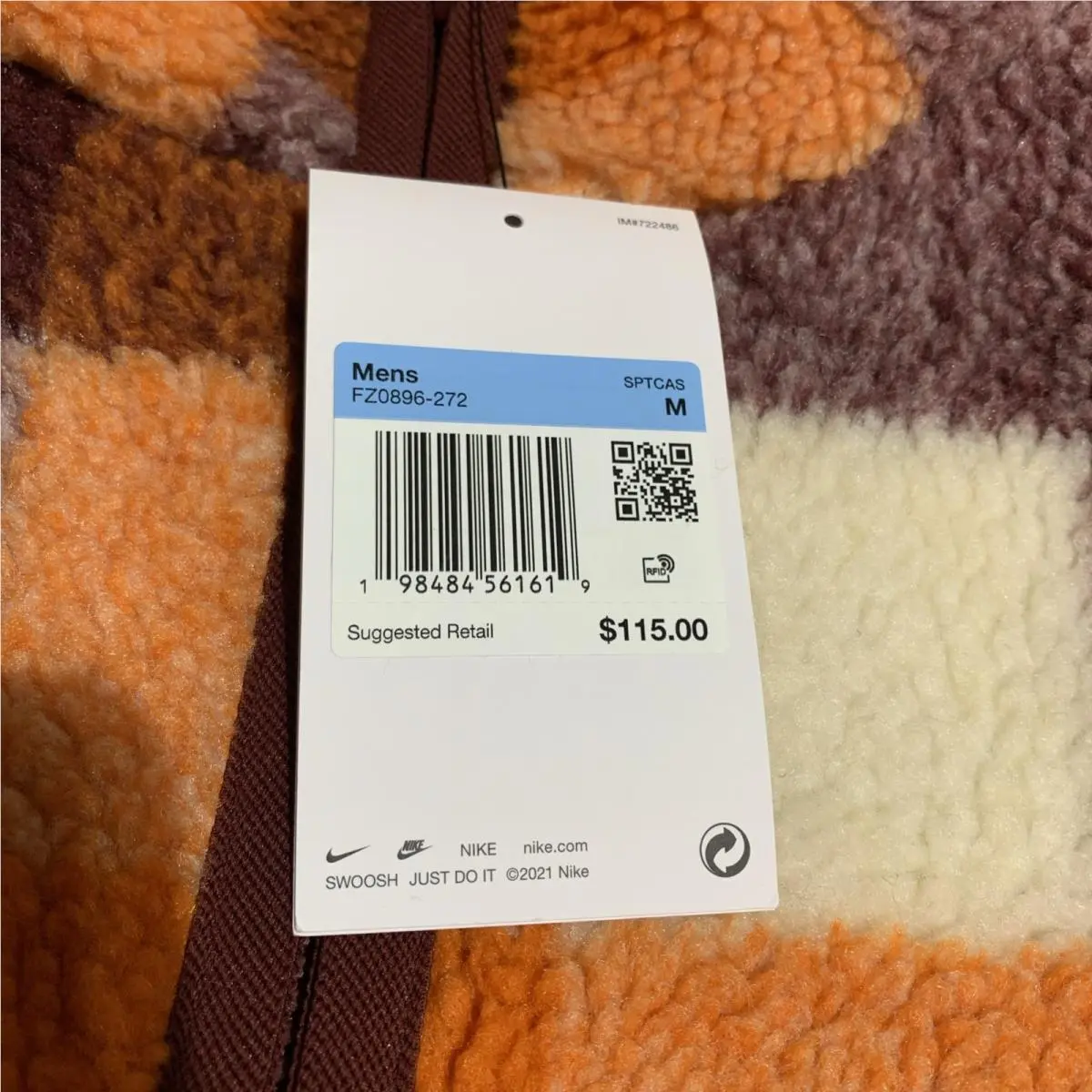 Nike clothing - FZ0896-272 - FZ0896-272 - Orange, Brown, White, Purple 6