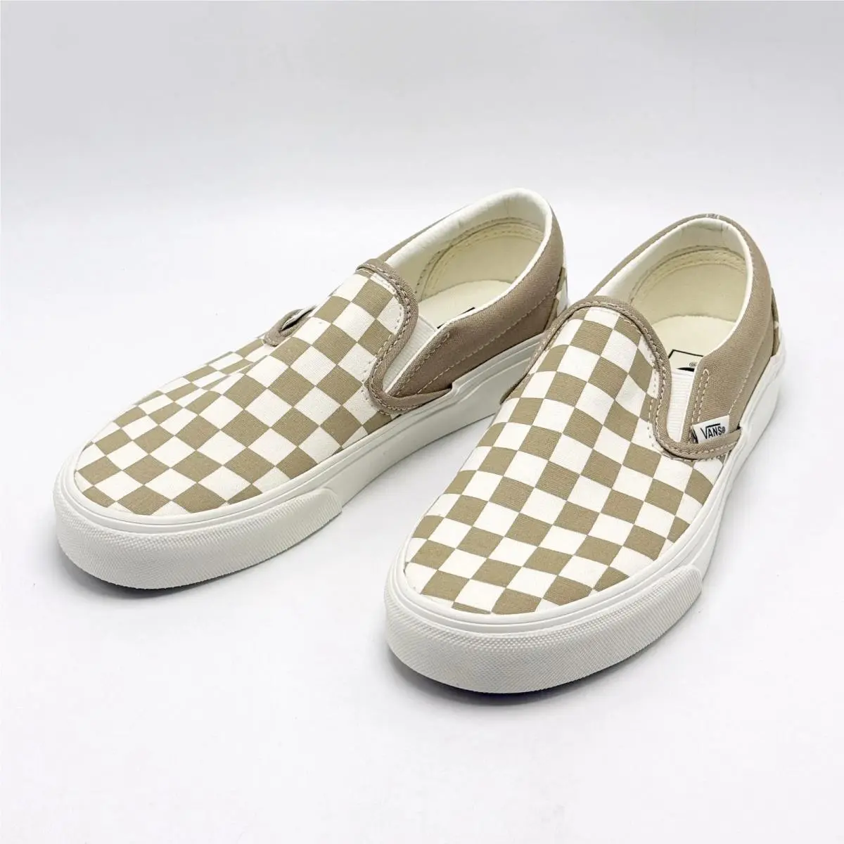 Vans shoes - VANS Classic Slip-On - Classic - VN000D6Y4MG - Checkerboard Incense / Cream 5