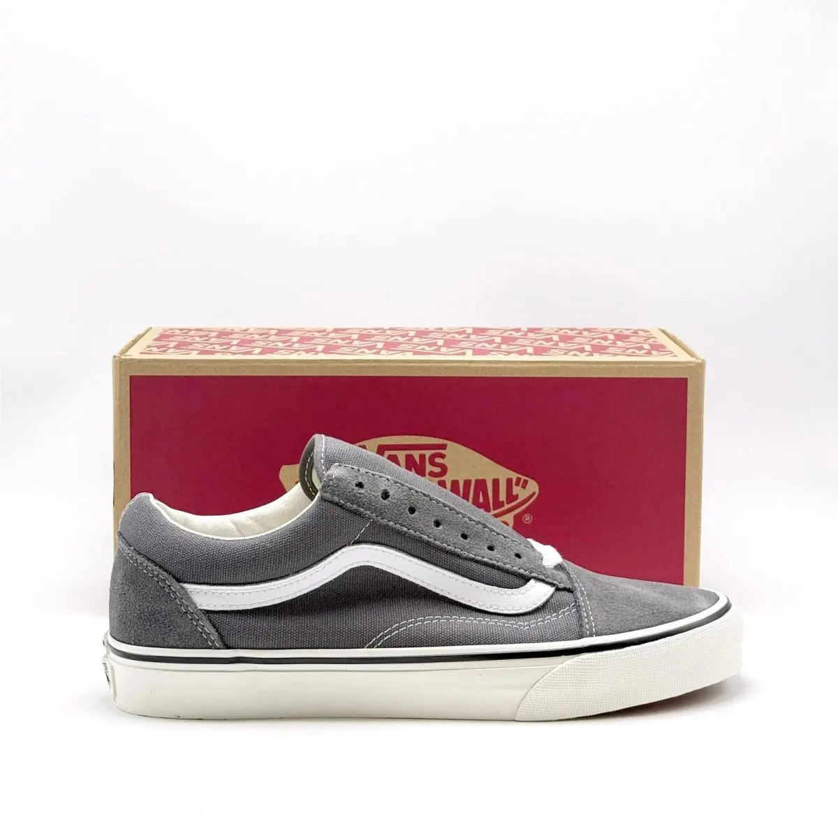 Vans shoes - Vans Old Skool - Old Skool - VN000D7ZPWT - Pewter Grey 3