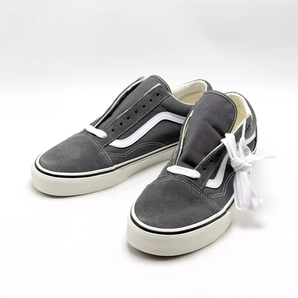 Vans shoes - Vans Old Skool - Old Skool - VN000D7ZPWT - Pewter Grey 4