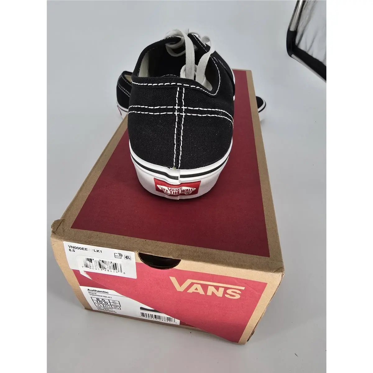 Vans shoes - Authentic - Authentic - VN000EE3BLK1 - Black 8