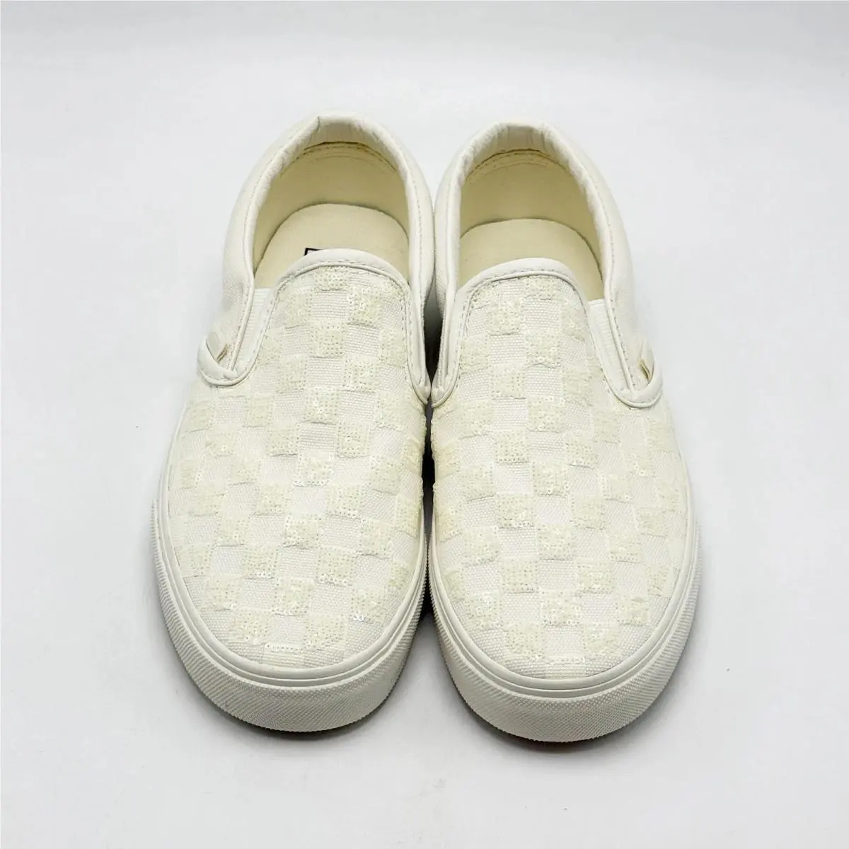 Vans shoes - VN000D6YC13 - VN000D6YC13 - Beaded White Checkerboard / True White 1