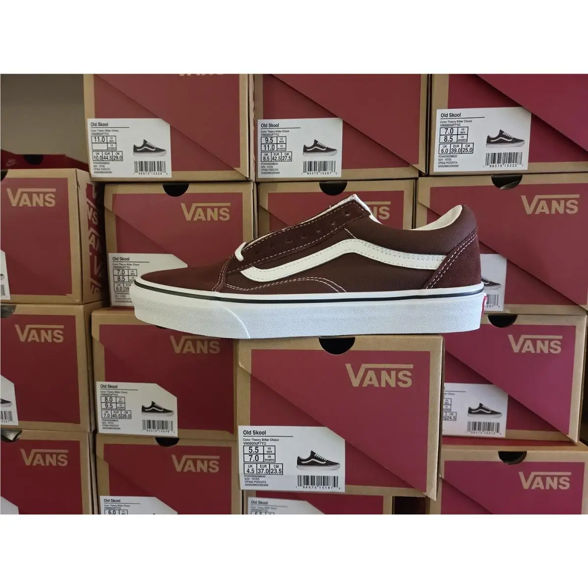 Vans shoes - VANS Old Skool - Old Skool - VN0005UF7YO - Theory Bitter Choco 9