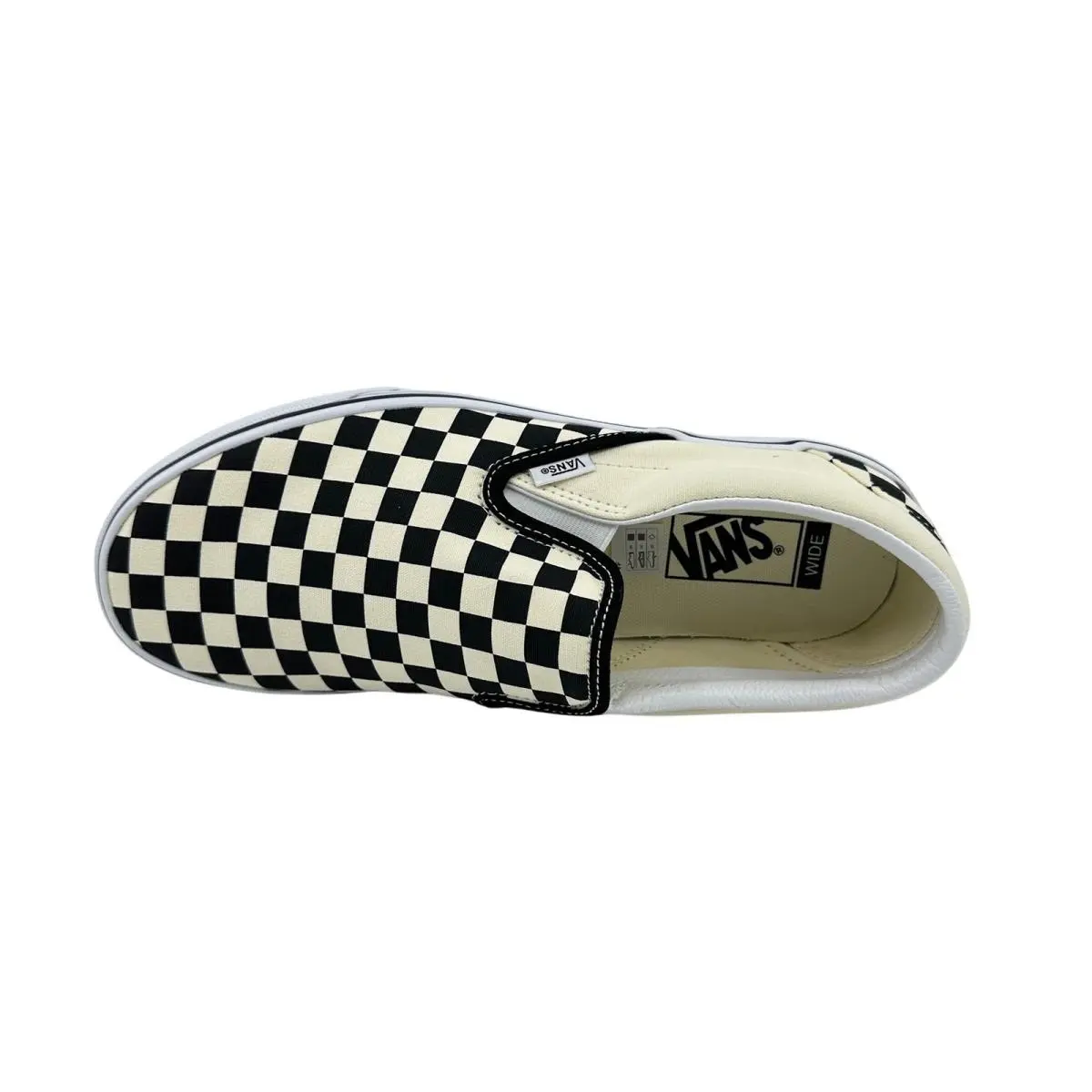 Vans shoes - VANS Slip On - Slip - VN0A4BHOTYQ - Black, Manufacturer: Checkerboard Black White 8