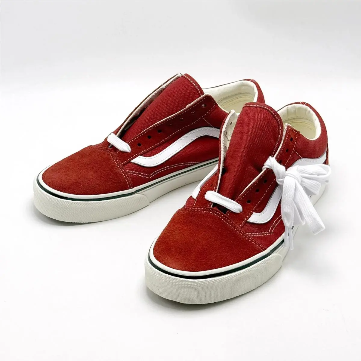 Vans shoes - Vans Old Skool - Old Skool - VN000D7ZGWR - Poppy Ember Red / True White 4