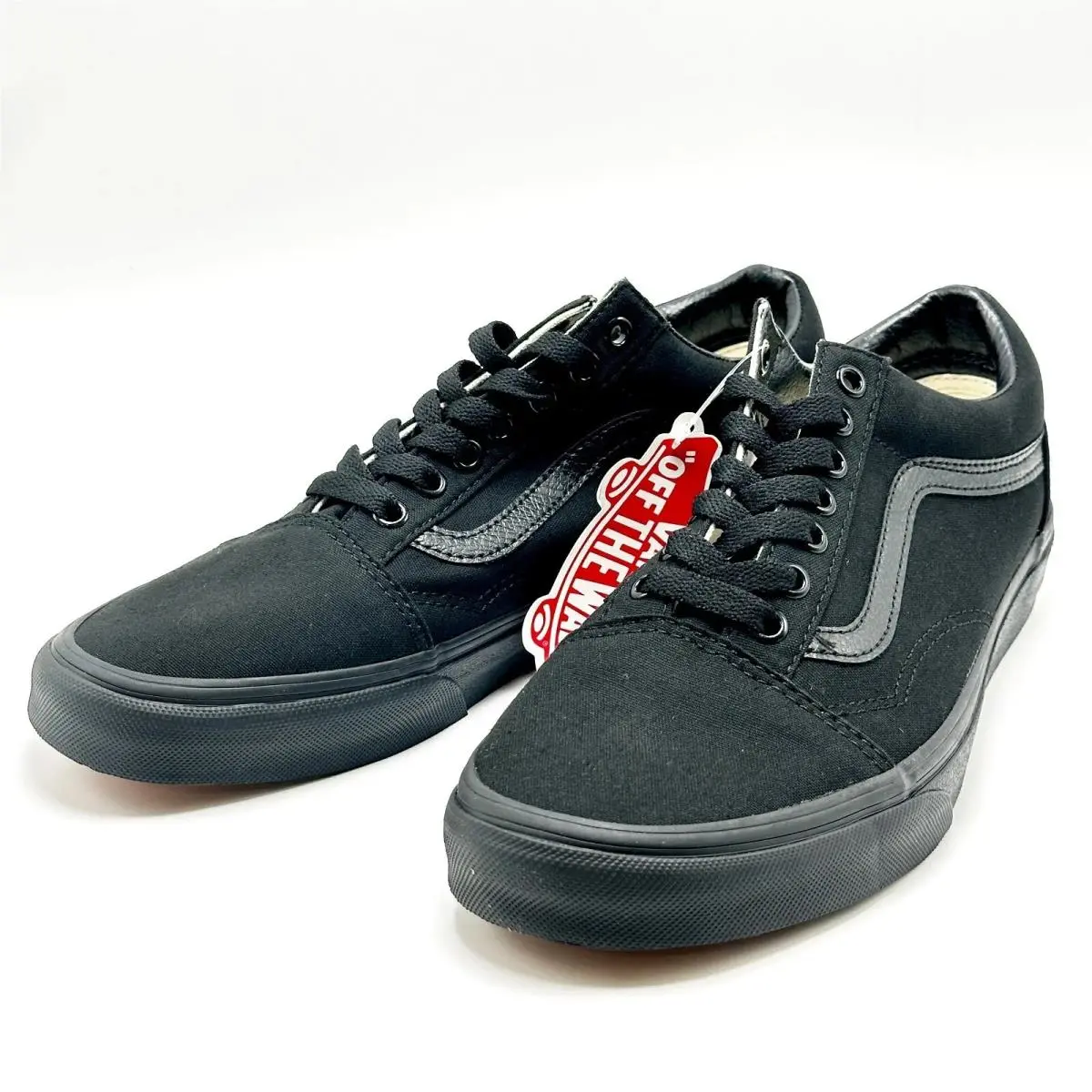 Vans shoes - Vans Old Skool - Old Skool - VN000D3HBKA - Black / Black / Triple Black 4