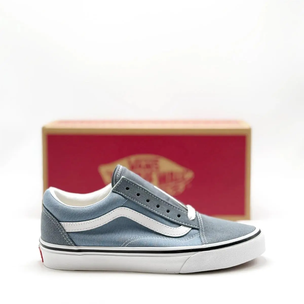 Vans shoes - Vans Old Skool - Old Skool - VN000D9YRV2 - Color Theory Stormy Weather / True White 8