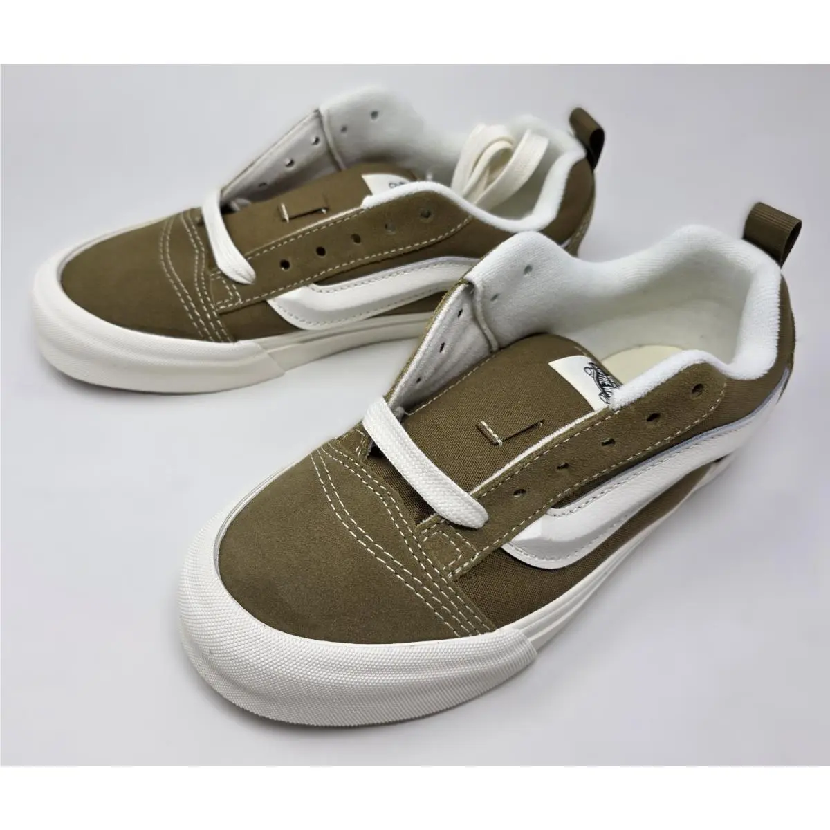 Vans shoes - VANS Knu Skool - Knu Skool - VN000D22OVB - Olive Brown 7