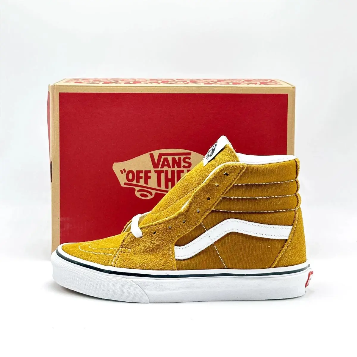 Vans shoes - Vans Sk8-Hi - Golden Brown / True White 4