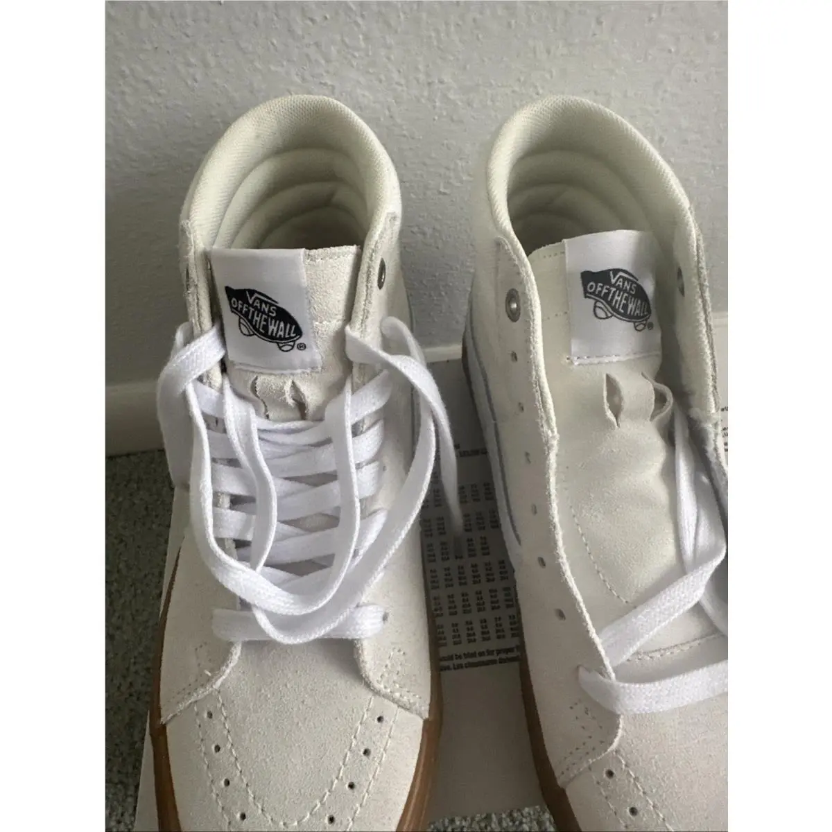Vans shoes - VANS Sk8-Hi - VN0A5FCC9DH - Crepe Ivory White, Manufacturer: Crepe White/Gum 2