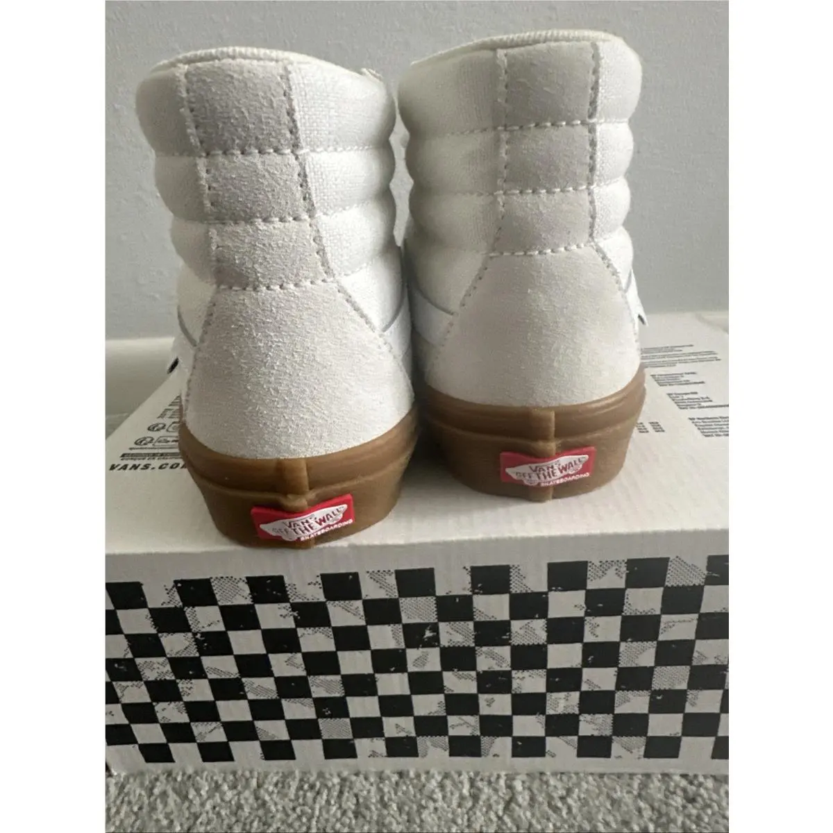 Vans shoes - VANS Sk8-Hi - VN0A5FCC9DH - Crepe Ivory White, Manufacturer: Crepe White/Gum 4