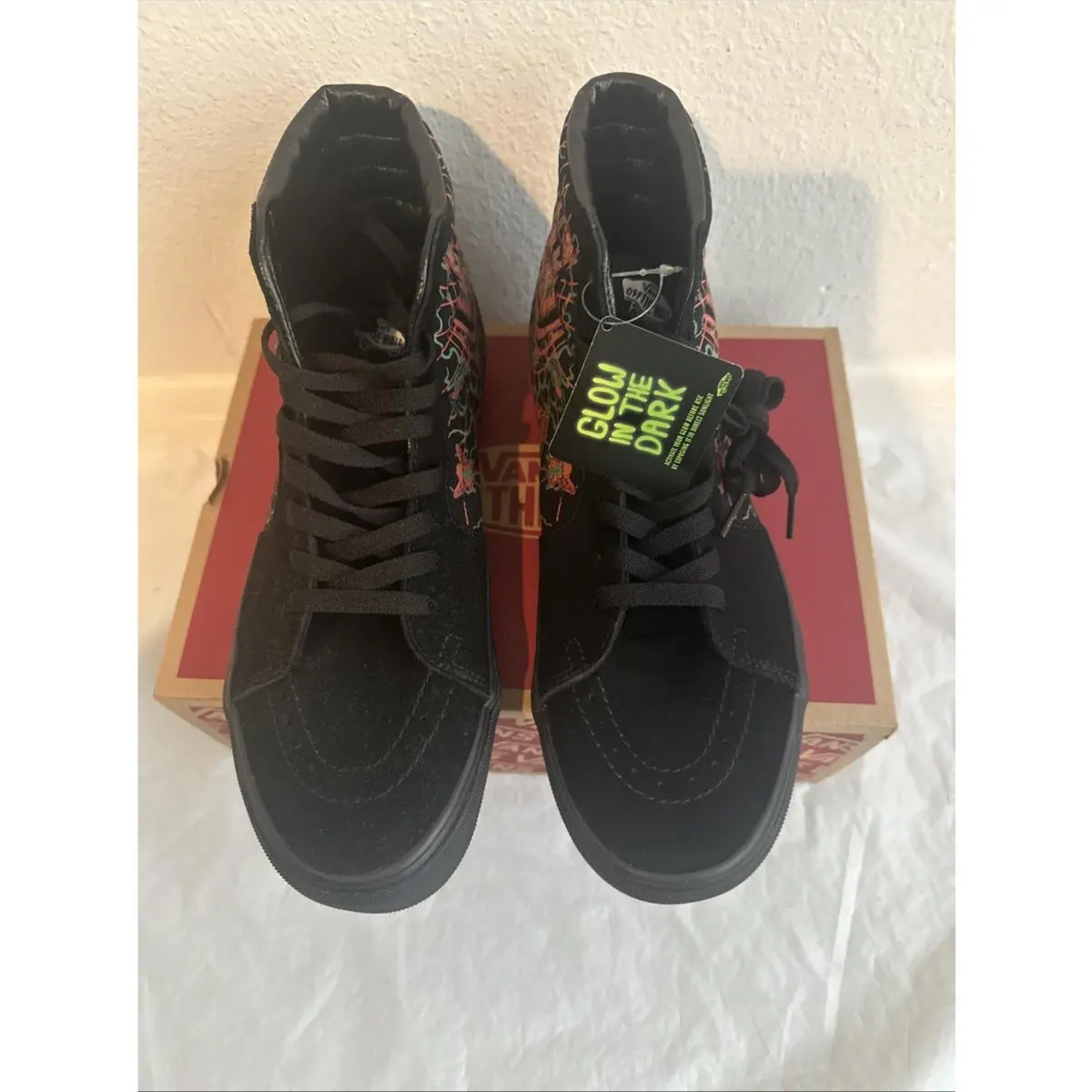 Vans shoes - VANS High Top - High Top - VN0A32QGYHD - Black Red Green 2