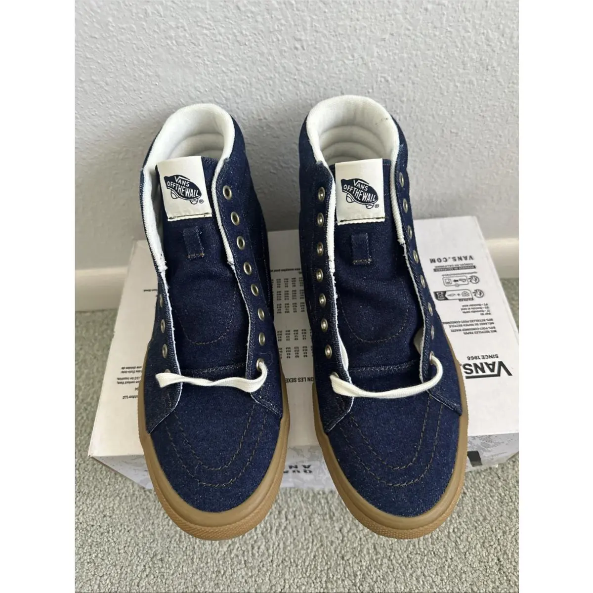 Vans shoes - VANS Sk8-Hi - VN0A5FCCBJB - Blue 2