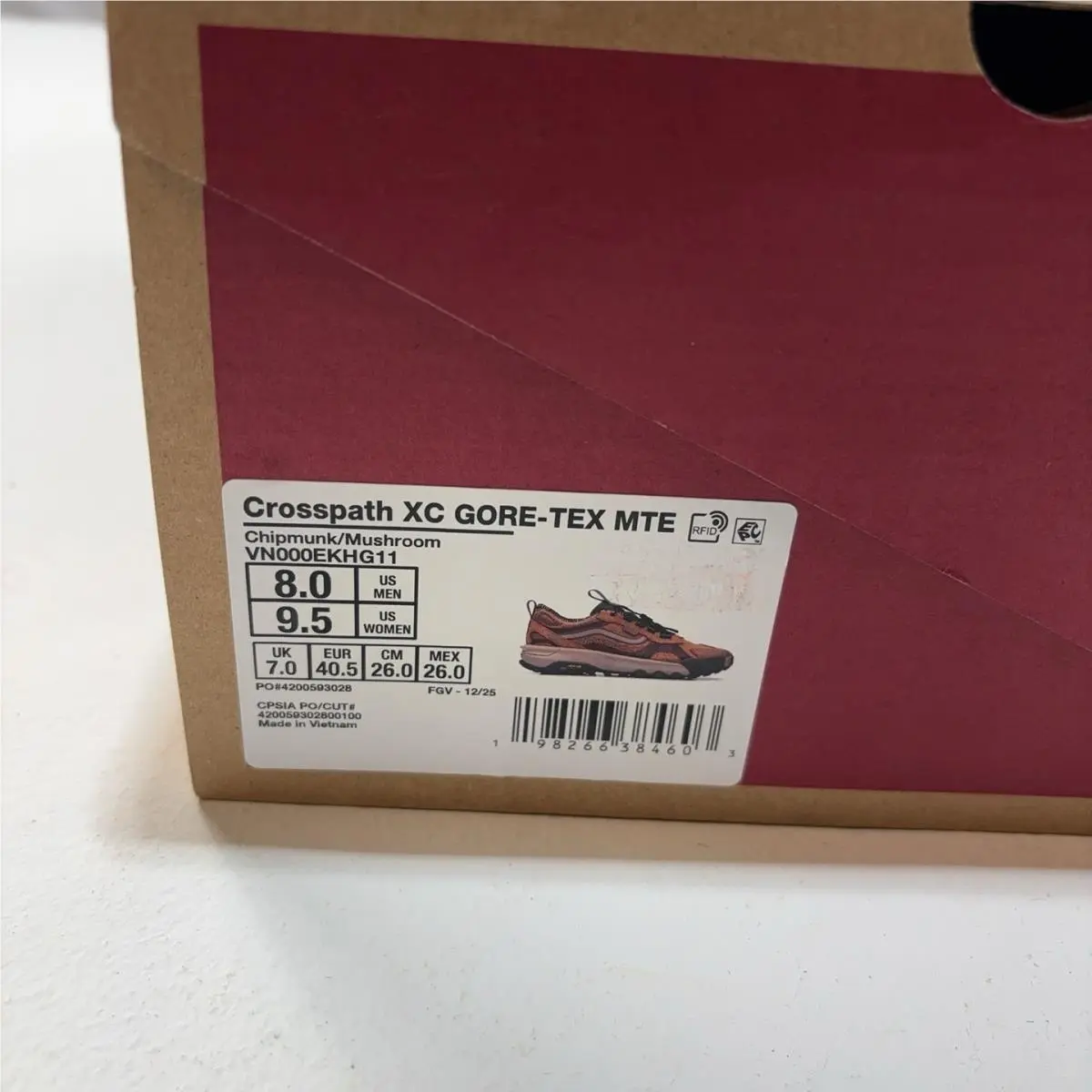 Vans shoes - Vans Crosspath XC GORE-TEX MTE - VN000EKHG11 - Brown 0