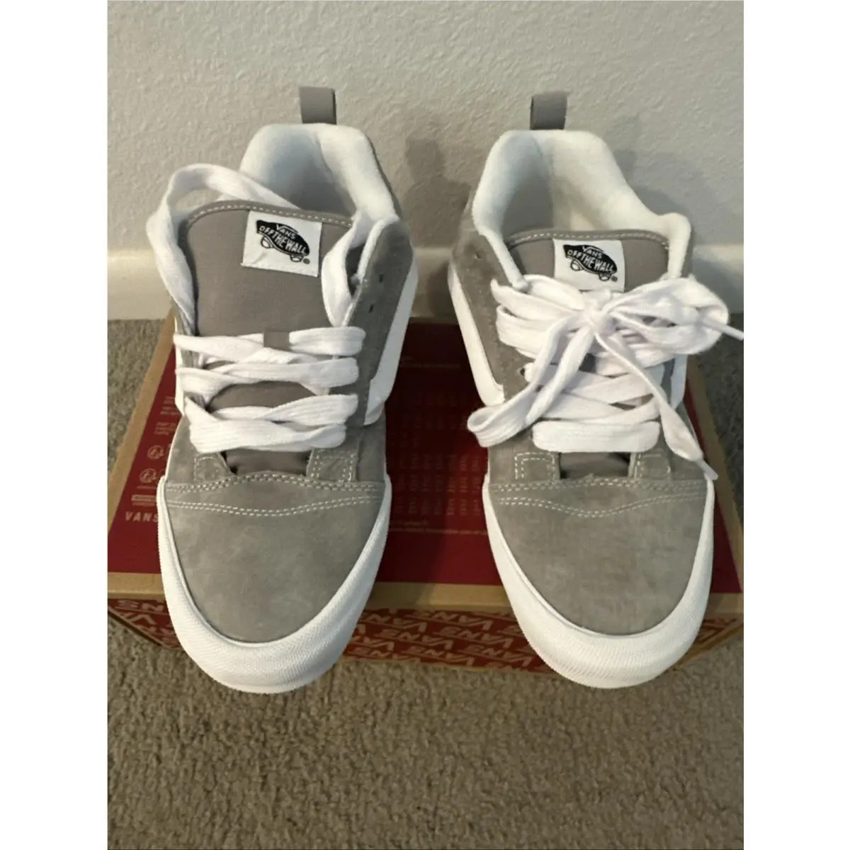 Vans shoes - VANS Knu Skool - Knu Skool - VN00075GRY - Gray, Manufacturer: Gray 0
