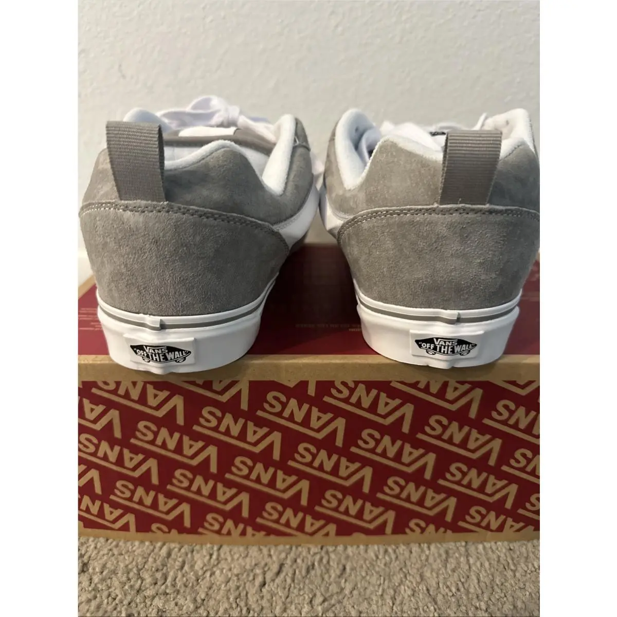 Vans shoes - VANS Knu Skool - Knu Skool - VN00075GRY - Gray, Manufacturer: Gray 2