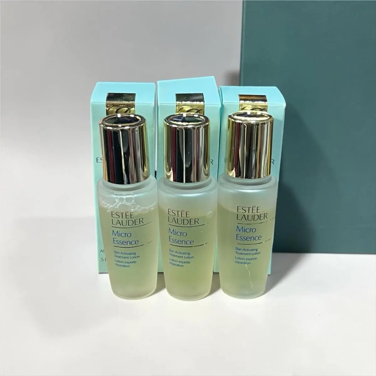 Set of 3 Estee Lauder Micro Essence Skin Activating Treatment Lotions Travel SZ by Estée Lauder