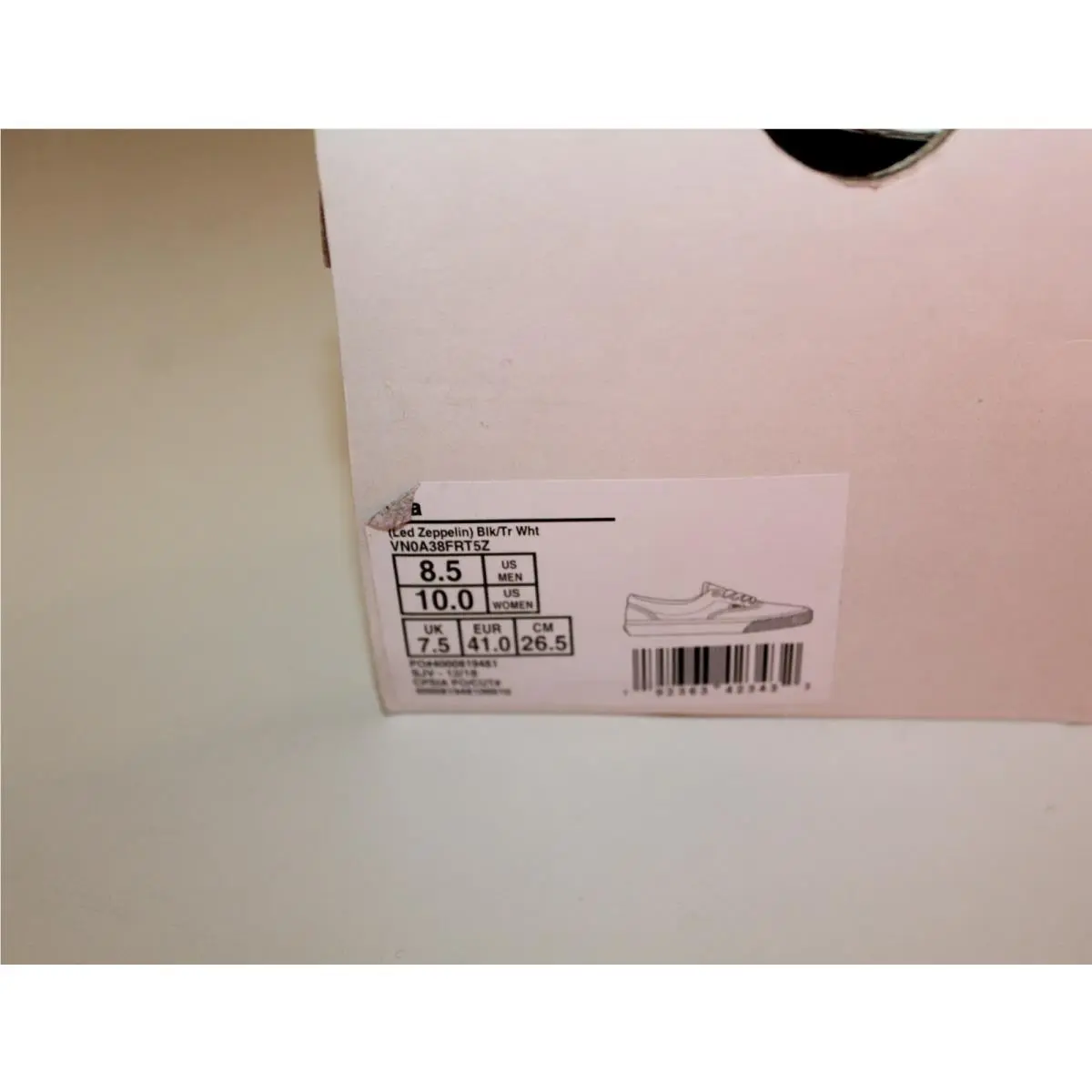 Vans shoes - VN0A38FRT5Z - VN0A38FRT5Z - Black (UPC: 192363423432) 10