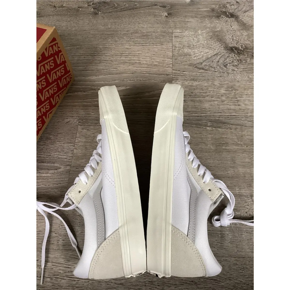 Vans shoes - VANS Old Skool - Old Skool - VN000D7ZQJM - Marshmallow / White 6