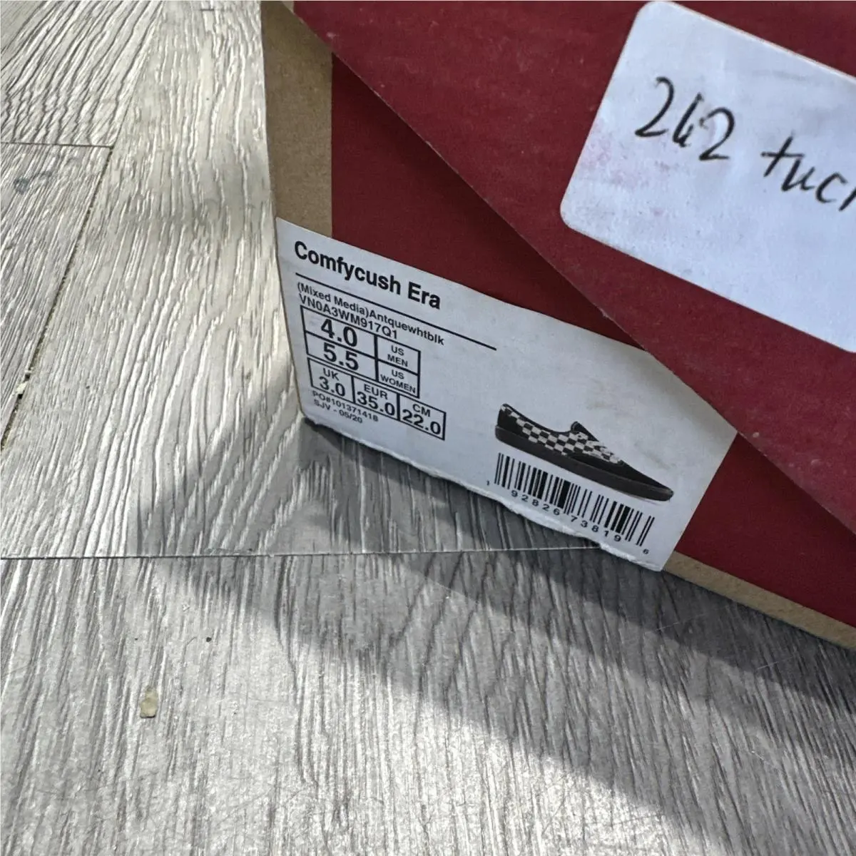 Vans shoes - Vans Era ComfyCush - Era ComfyCush - VN0A3WM917Q - Antique White/Black 6