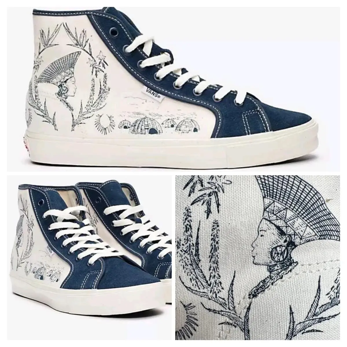 Vans shoes - VANS Vault - Vault - OG STYLE 24 - NAVY BLUE 0
