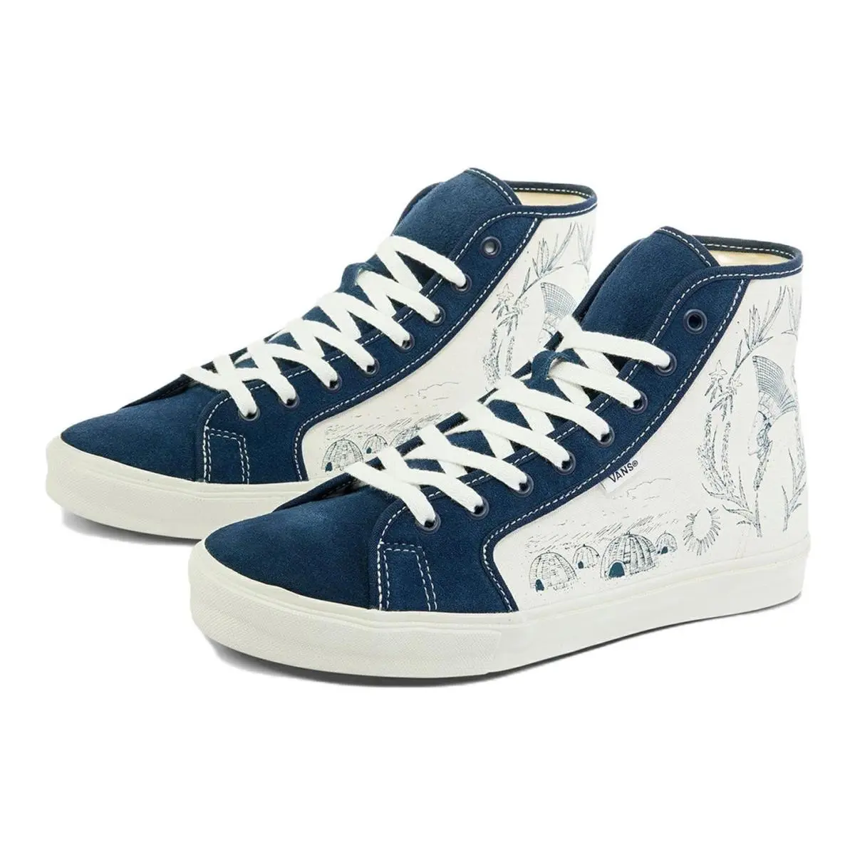 Vans shoes - VANS Vault - Vault - OG STYLE 24 - NAVY BLUE 1