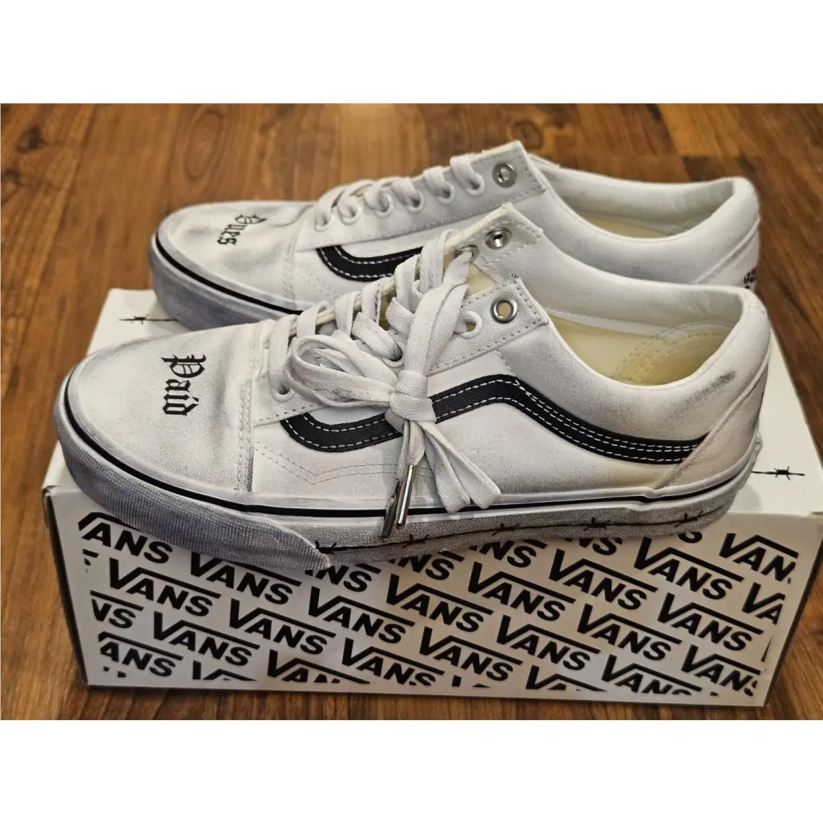 Vans shoes - Vans X Travis Barker Old Skool - White/ Black 1