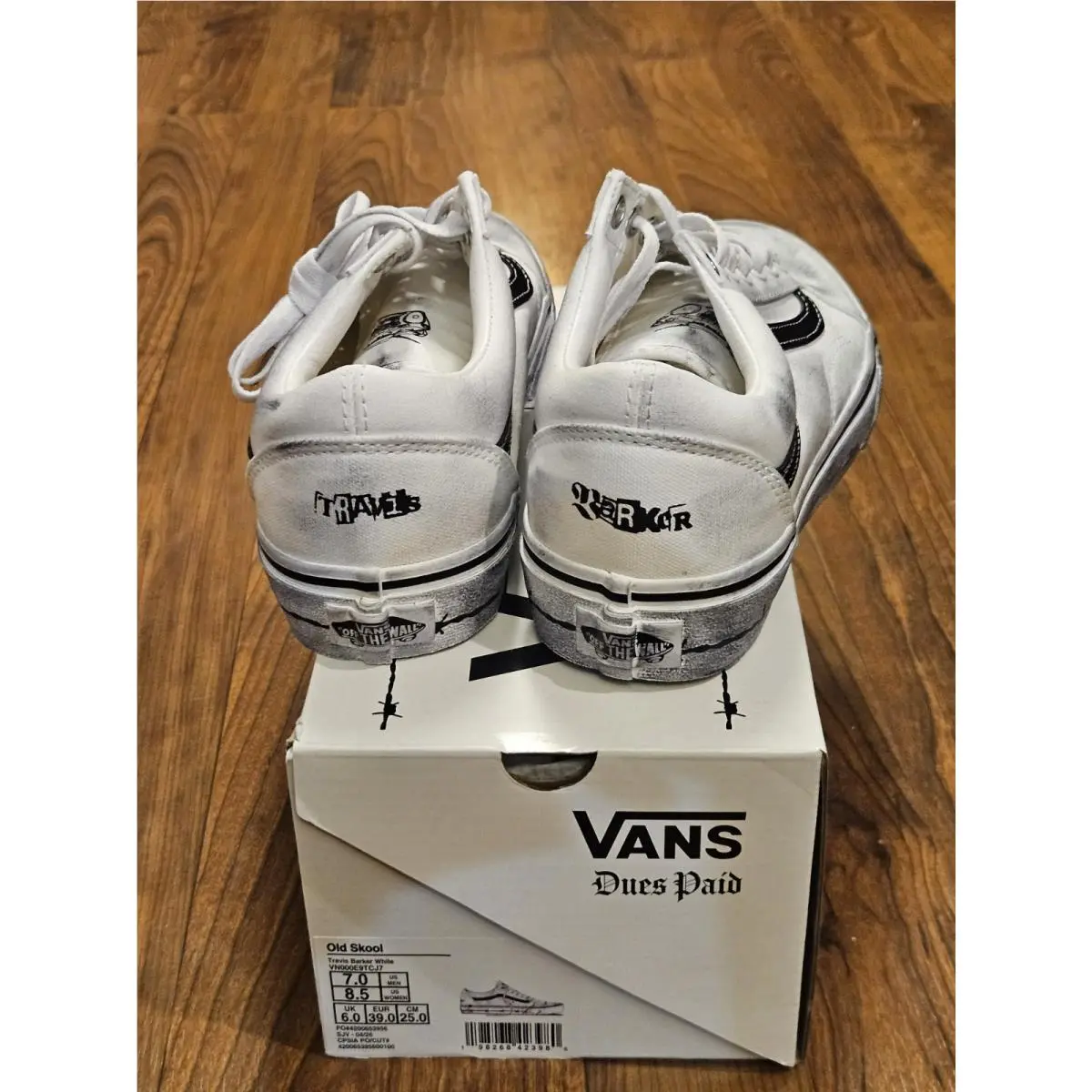 Vans shoes - Vans X Travis Barker Old Skool - White/ Black 2
