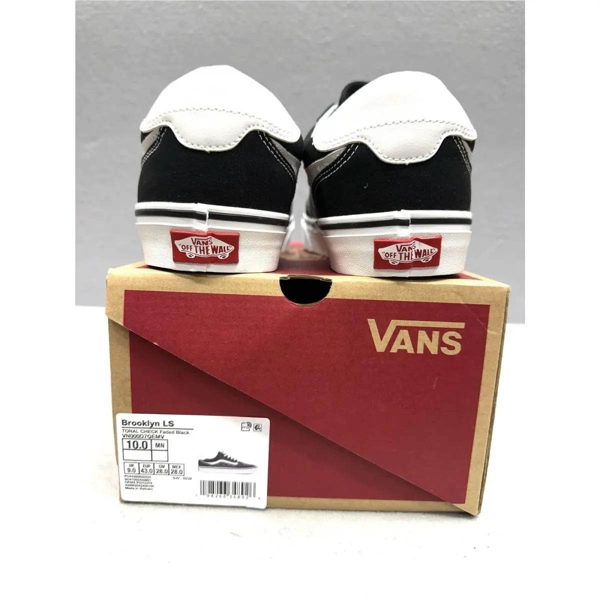 Vans shoes - Brooklyn LS - Brooklyn - VN000D7QEVM - Black (UPC: 0198266348926) 3
