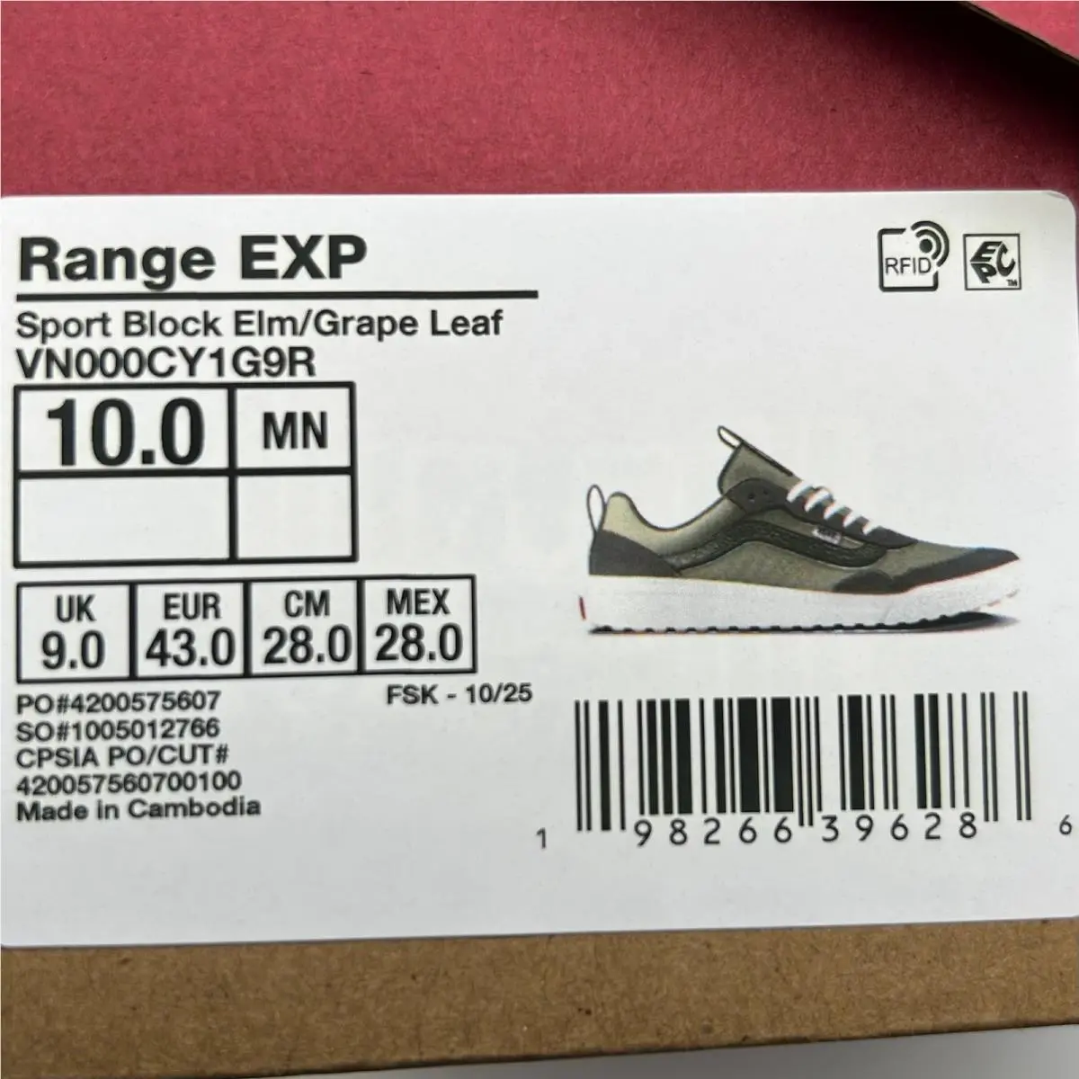 Vans shoes - Vans Range EXP - Range EXP - Green 9
