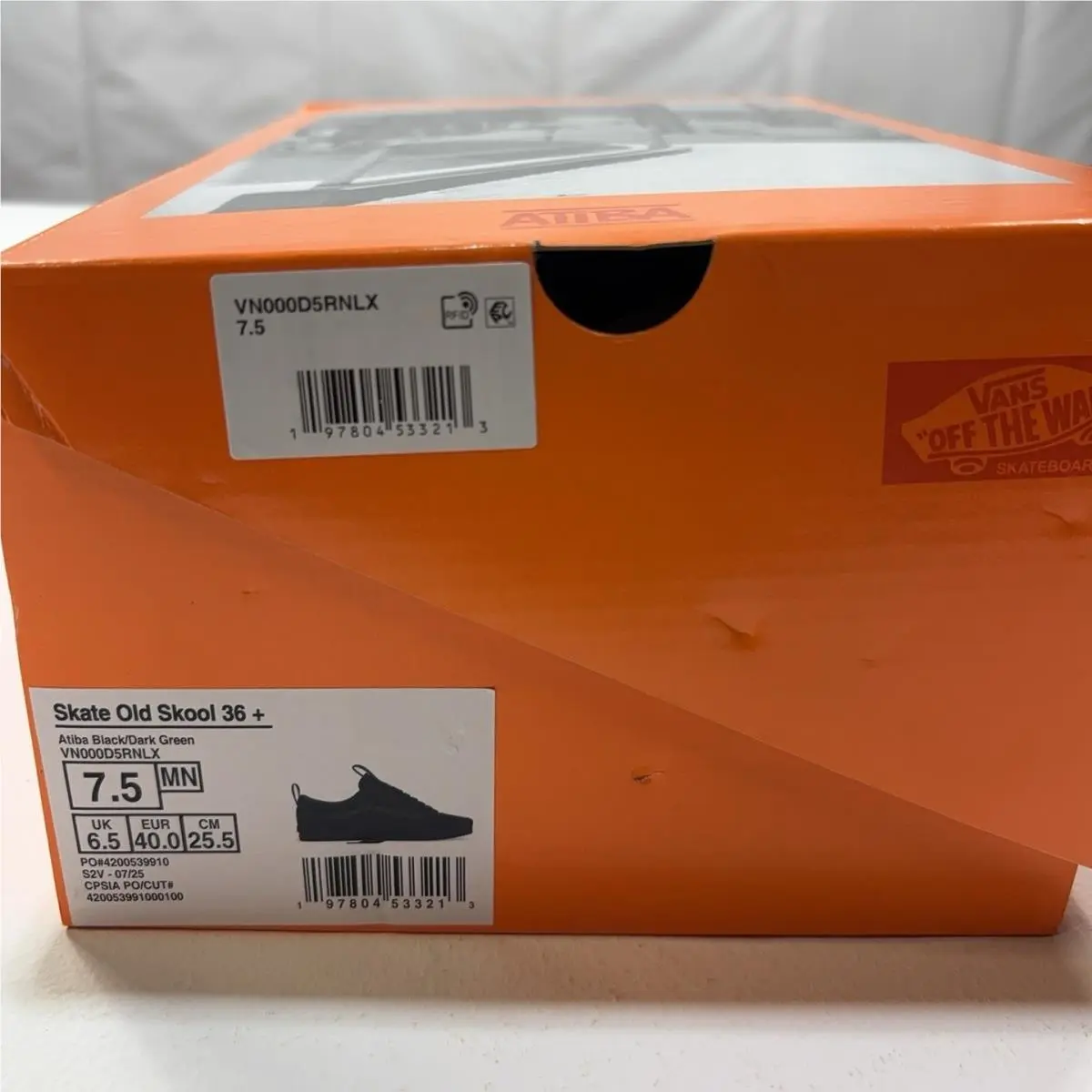 Vans shoes - Vans Skate Old Skool 36+ - VN000D5RNLX - Black 1