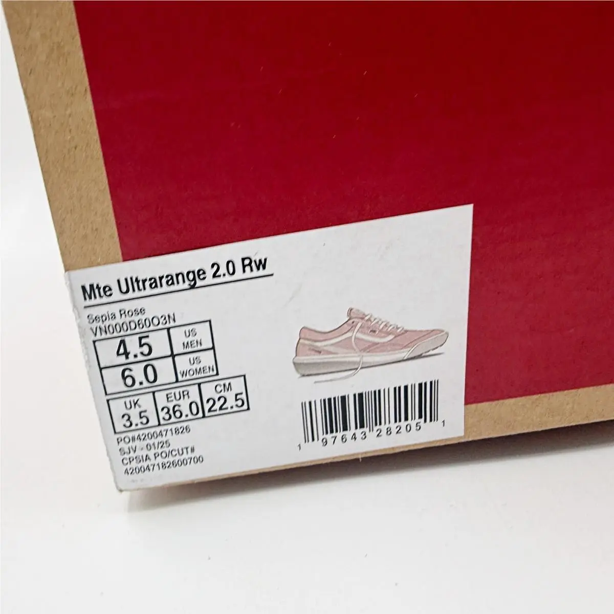 Vans shoes - UltraRange 2.0 Rw - UltraRange - VN000D60O3N - Pink (UPC: 197643282051) 7