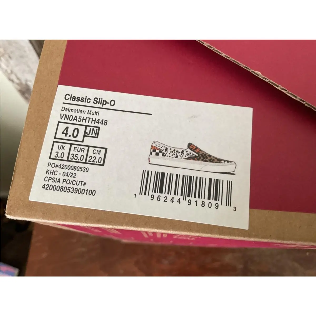 Vans shoes - VN0A5HTH448 - Vn0a5hth448 - Multicolor 7