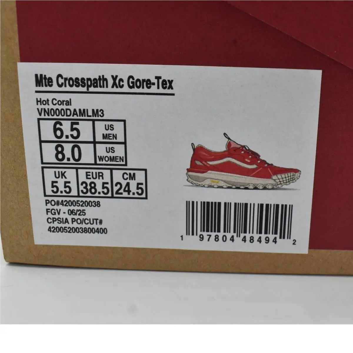 Vans shoes - Vans MTE Crosspath XC Gore-Tex - Orange 10