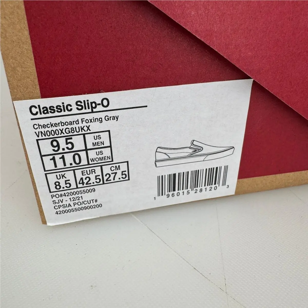 Vans shoes - Classic Slip-O - Classic - Gray 2