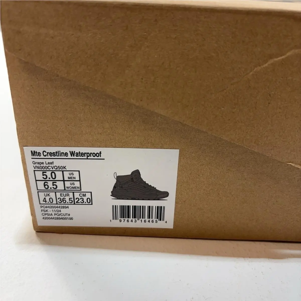 Vans shoes - Vans MTE Crestline Waterproof - MTE Crestline Waterproof - Green 0