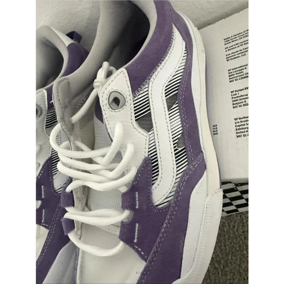 Vans shoes - VANS SKATE 2 WAYVEE - SKATE WAYVEE - VN000D5DPRP - PURPLE / WHITE (UPC: 0197643279822) 2
