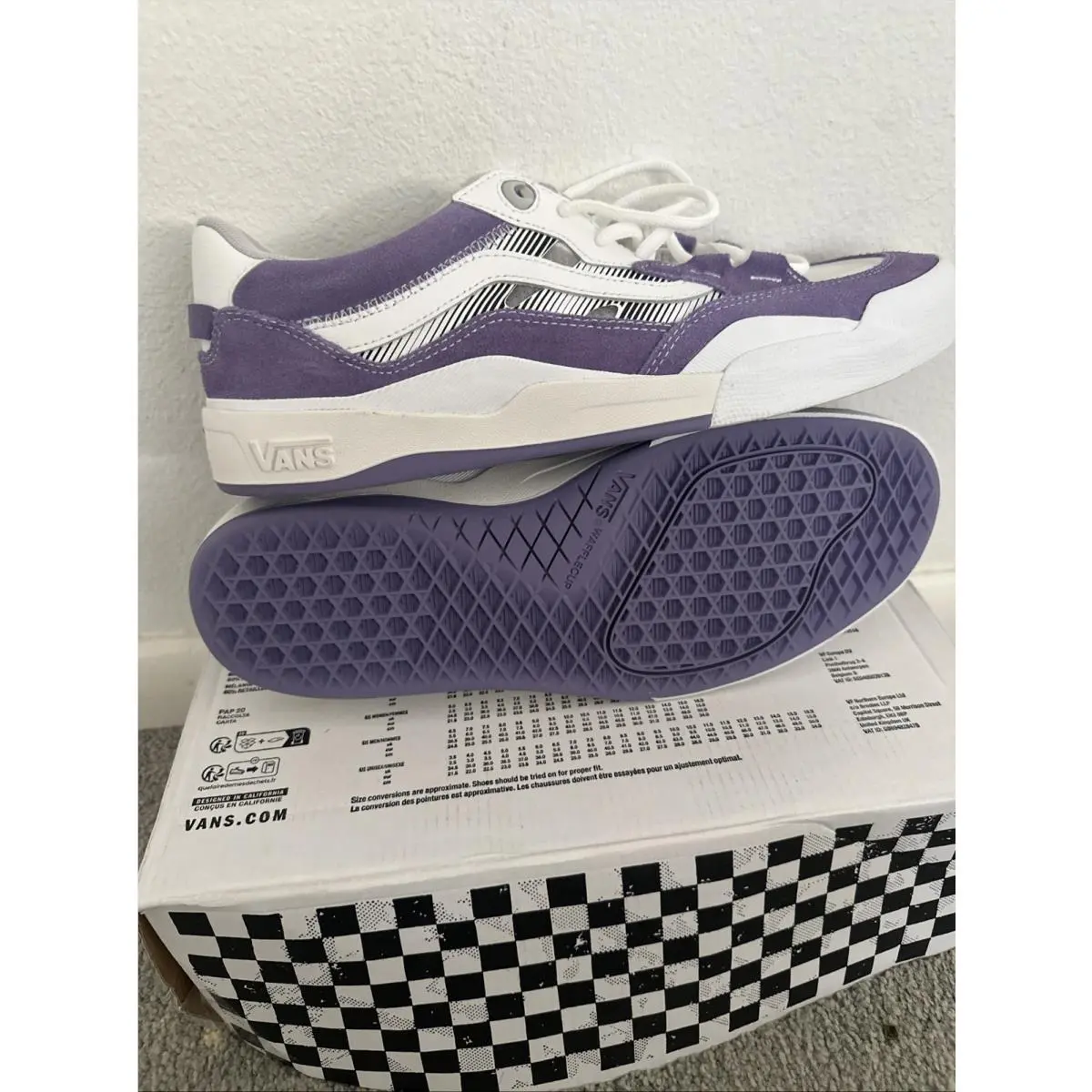 Vans shoes - VANS SKATE 2 WAYVEE - SKATE WAYVEE - VN000D5DPRP - PURPLE / WHITE (UPC: 0197643279822) 5
