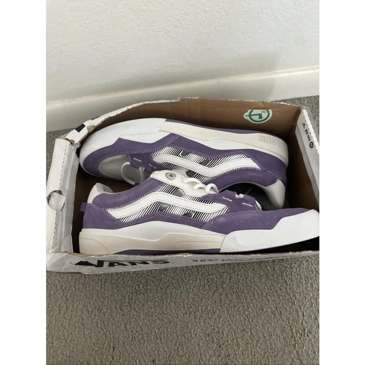 Vans shoes - VANS SKATE 2 WAYVEE - SKATE WAYVEE - VN000D5DPRP - PURPLE / WHITE (UPC: 0197643279822) 7
