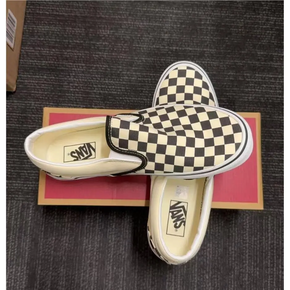 Vans shoes - VANS Slip-On - VN000SEQIPD - Ivory 0